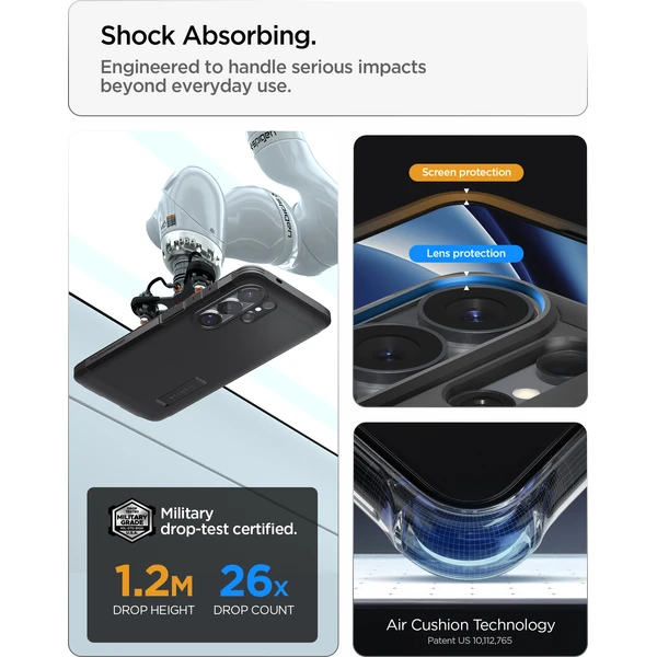 Spigen Tough Armor MagSafe kryt Samsung Galaxy S26 Ultra čierny - Puzdra - Obrázok 3e58c891fa024c9291878b98274a140f