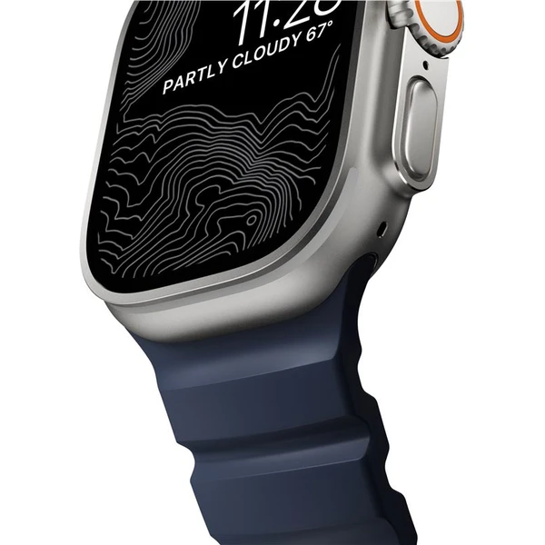 Nomad Rocky Point Band remienok Apple Watch 49/45/44/42mm strieborný/modrý - Remienky - Obrázok 3e6fec9df9104eb28f86fd10b756ed82