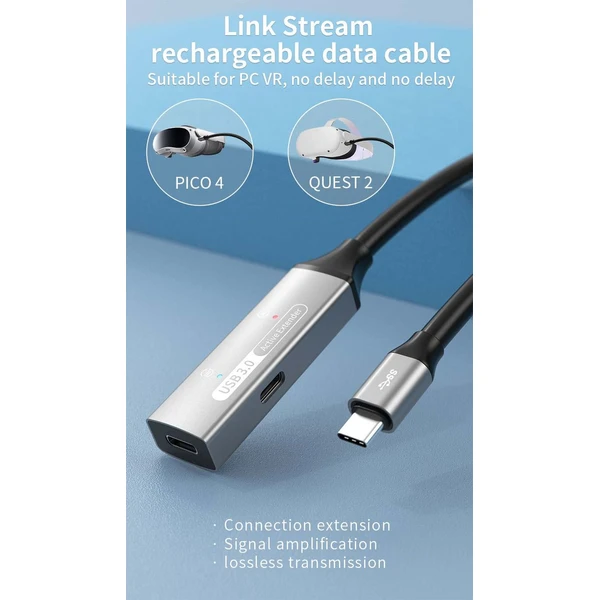 PremiumCord USB-C/USB-C repeater a predlžovací kábel 15m čierny - Káble a redukcie - Obrázok 3e78cc244f054cd984400437b4fab5d7