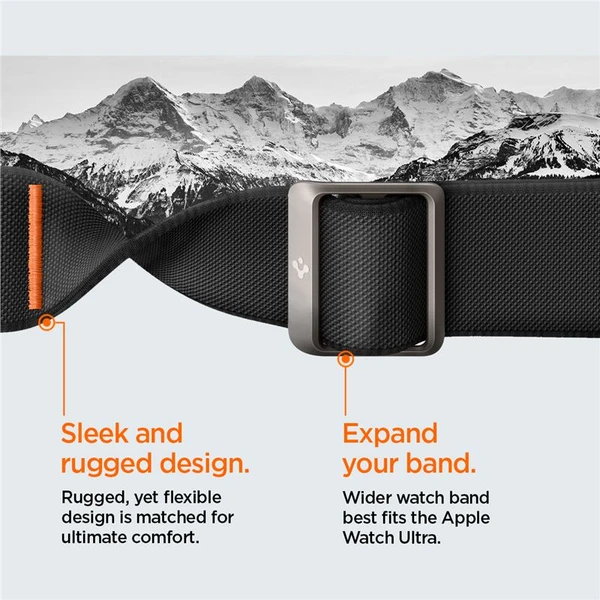 Spigen Lite Fit Pro remienok Apple Watch Ultra 3/2/1 (49mm) matne čierny - Remienky - Obrázok 3e858ff88503460eb18cea6ad7389763