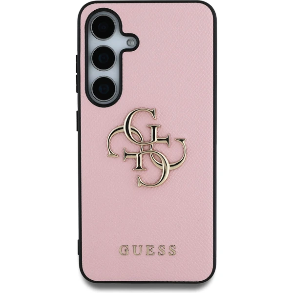 Guess PU Grained 4G Metal Logo kryt Samsung Galaxy S25 ružový - Puzdra - Obrázok 3e8d8dc077454d0d87fb2756f9f2e7f6
