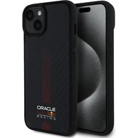 Oracle Red Bull Racing Carbon Powerbar MagSafe kryt iPhone 14 čierny - Puzdra