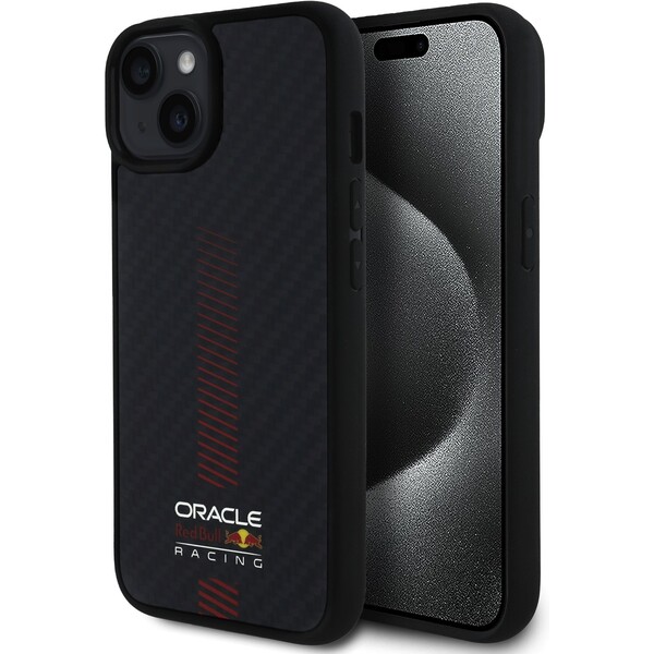 E-shop Oracle Red Bull Racing Carbon Powerbar MagSafe kryt iPhone 14 čierny