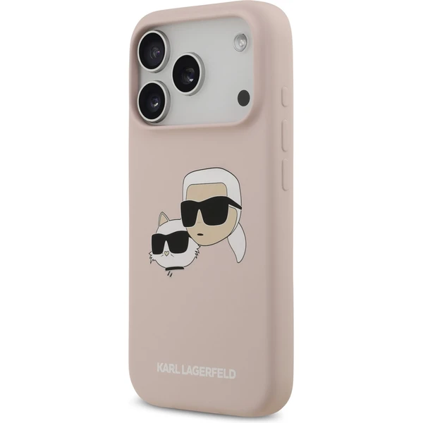 Karl Lagerfeld Liquid Silicone Double Heads MagSafe kryt iPhone 17 Pro ružový - Puzdra - Obrázok 3eb9b708addb4613946974dd3c86f10c