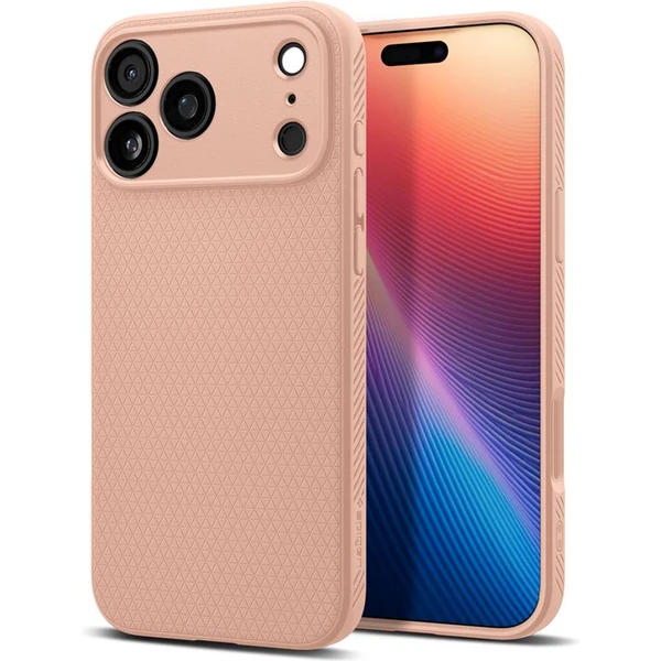 Spigen Liquid Air kryt iPhone 17 Pro Max rose titanium - Puzdra - Hlavný obrázok
