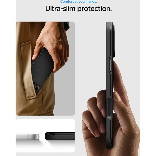 Spigen Thin Fit MagSafe kryt iPhone 18 Pro/17 Pro black - Puzdra - Obrázok 3ec04eedff4f495da3d145e9d4cde504