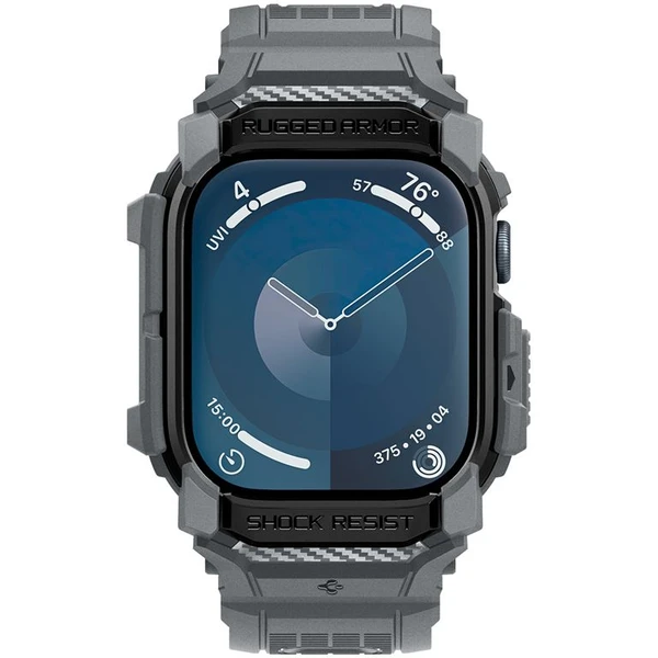 Spigen Rugged Armor Pro remienok s puzdrom Apple Watch 10/11 (46mm) sivý - Remienky - Obrázok 3ecccca31d734880ae13754072bab351