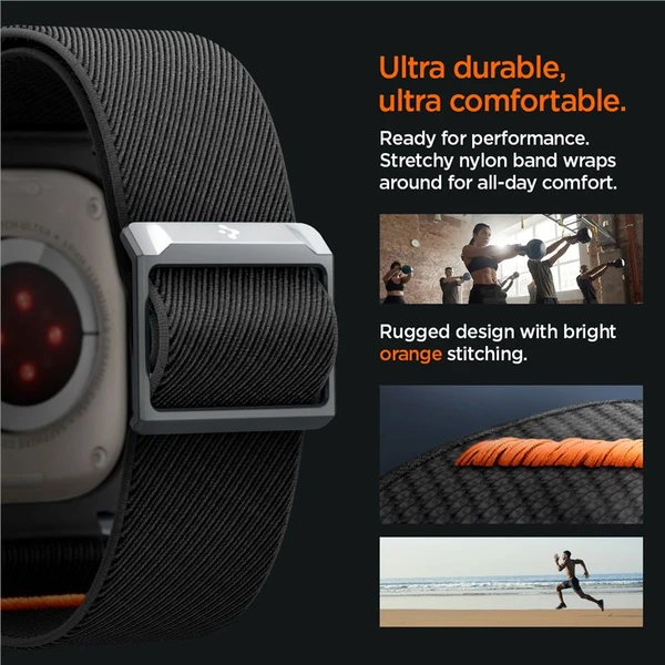 Spigen Lite Fit Pro remienok Apple Watch Ultra 3/2/1 (49mm) matne čierny - Remienky - Obrázok 3ecdd28c9d204c7ba61a89f9d8080672