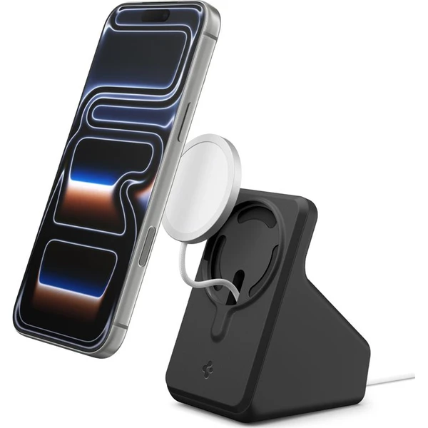 Spigen MagSafe Charger Stand S stojanček pre MagSafe nabíjačku čierny - Stojany - Hlavný obrázok