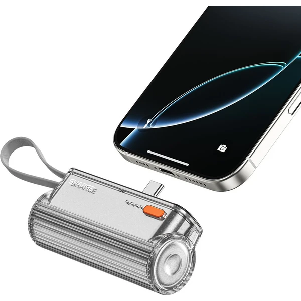 SHARGE Flow Mini 2 USB-C powerbanka (22.5 W) strieborná - Powerbanky - Hlavný obrázok