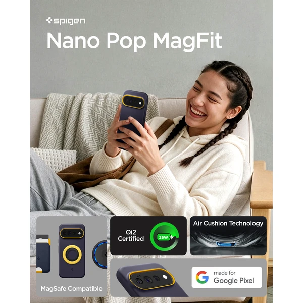 Spigen Nano Pop MagSafe, blueberry navy - Google Pixel 11 Pro XL - Puzdra - Obrázok 3f019b4374804aec9426ec7eef20781a