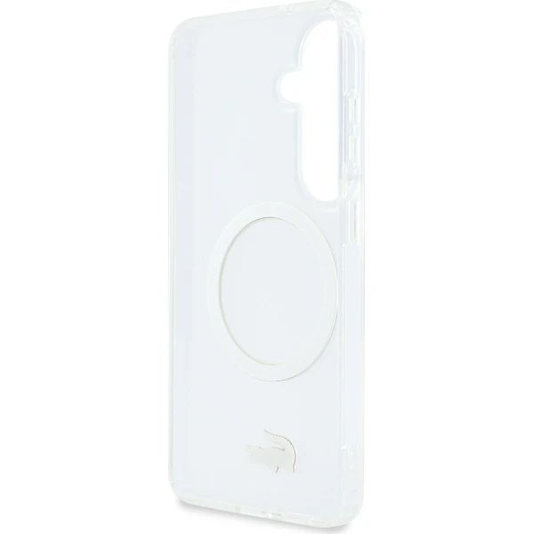 Lacoste PC/TPU Frosted Finish Zlaté logo Magnetický kryt Samsung Galaxy S26 biely - Puzdra - Obrázok 3f2608b4fbe84007ada2a8c53709f35a