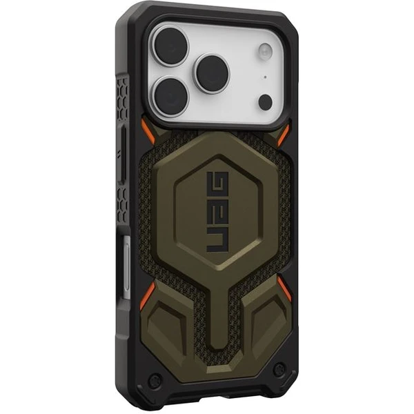UAG Monarch Pro MagSafe Kevlar kryt iPhone 17 Pro zelený - Puzdra - Obrázok 3f2c005ed1a2400b8fd2f9dc6d36e06b