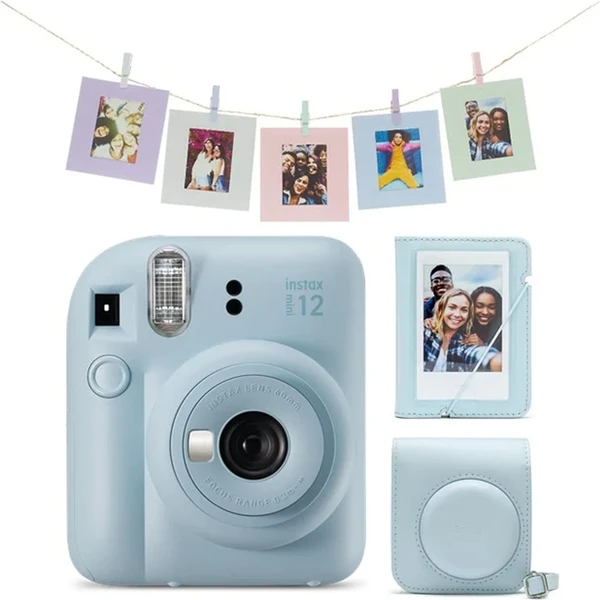 Fujifilm Instax Mini 12 Mega Pack modrý - Fotoaparáty - Hlavný obrázok