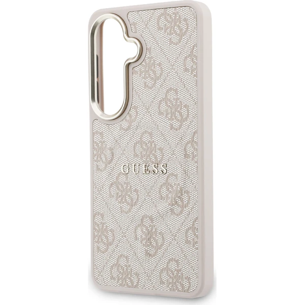 Guess PU Leather 4G Gold Frame Magnetický kryt Samsung Galaxy S26+ ružový - Puzdra - Obrázok 3f3e5b259ebc4586b89147d97582f101