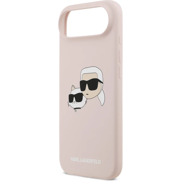 Karl Lagerfeld Liquid Silicone Double Heads MagSafe kryt iPhone Air ružový - Puzdra - Obrázok 3f5786389ba74518981f7ce152e86d26