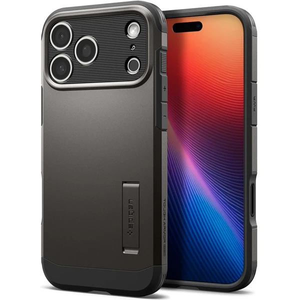 Spigen Tough Armor T MagSafe kryt iPhone 17 Pro gunmetal - Puzdra - Hlavný obrázok
