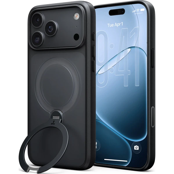 Torras Ostand Q3 Spin, čierny - iPhone 2026 Pro Max - Puzdra - Obrázok 3f5b2b951640442180900a6579d3fd79
