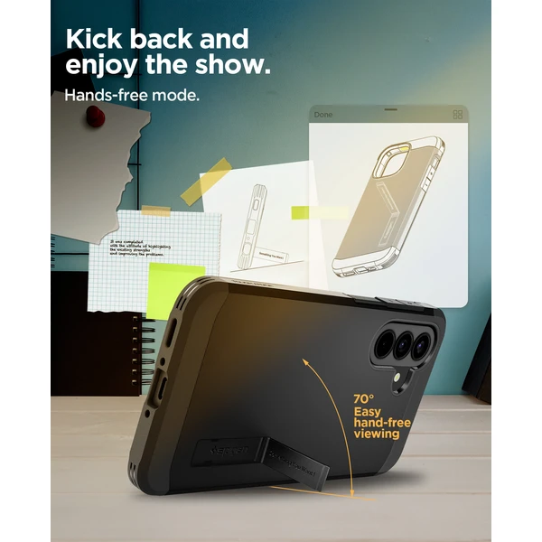 Spigen Tough Armor kryt Samsung Galaxy A37 5G čierny - Puzdra - Obrázok 3f66fb92c1b9436f89048343e9502c00