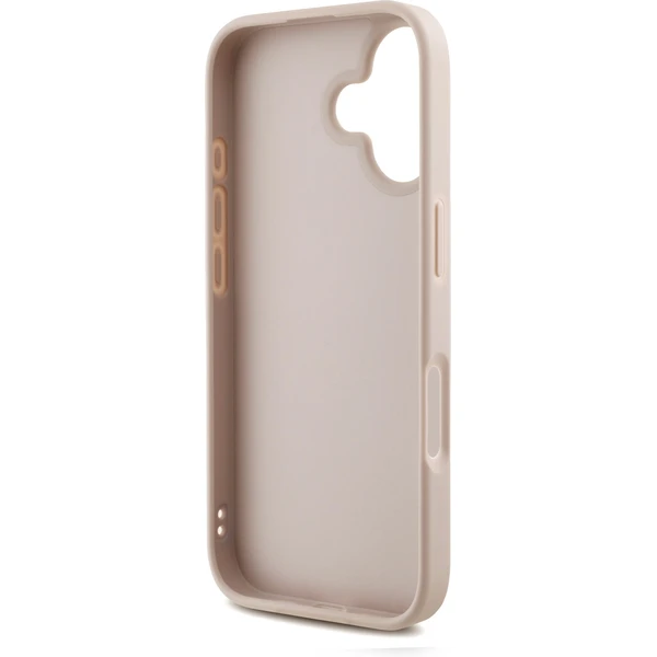 Guess PU 4G Metal Logo Strap kryt iPhone 16 ružový - Puzdra - Obrázok 3f72da9fc5fd484b91ee0be08b5d9256