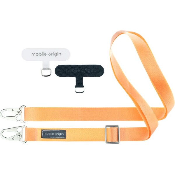Mobile Origin Lanyard popruh 25mm (84-165cm) broskyňový