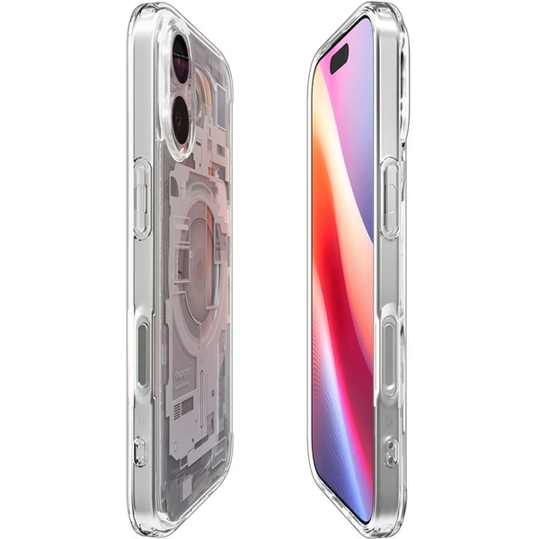 Spigen Ultra Hybrid MagSafe kryt iPhone 17 zero one white - Puzdra - Obrázok 3fa9014a4e8e4722b84b332361066f6a