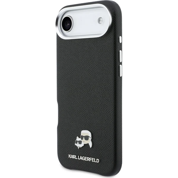 Karl Lagerfeld PU Karl a Choupette Heads Pins MagSafe kryt iPhone Air čierny - Puzdra - Obrázok 3fc22d6e203a4a7a80269f5dcceeab30