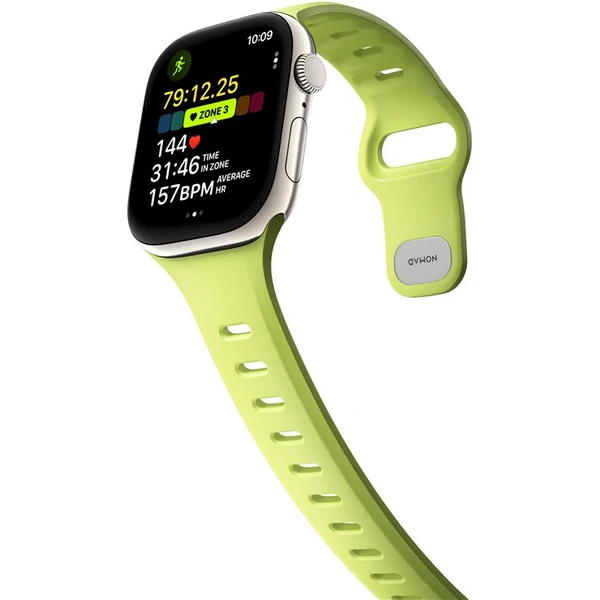 Nomad Tempo Band FKM remienok Apple Watch 41mm/42mm lime - Remienky - Obrázok 3fec561c04a145f39dd361e32847a579