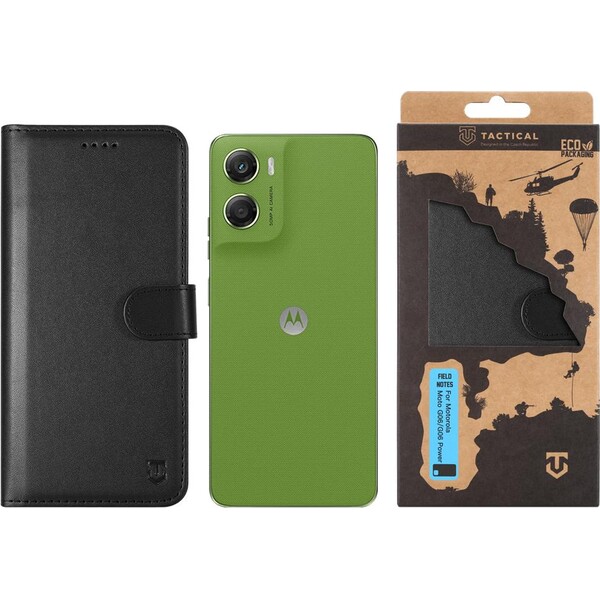 Tactical Field Notes puzdro Motorola Moto G06/G06 Power čierne - Puzdra - Obrázok 400e78e2416a4f2b97922de3f75189a4