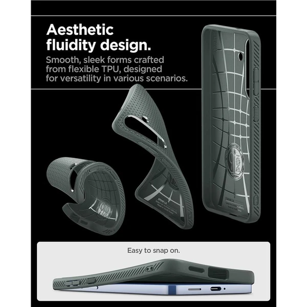 Spigen Liquid Air kryt Samsung Galaxy S25 zelený - Puzdra - Obrázok 405433ef5741456b84343a75f69f8177