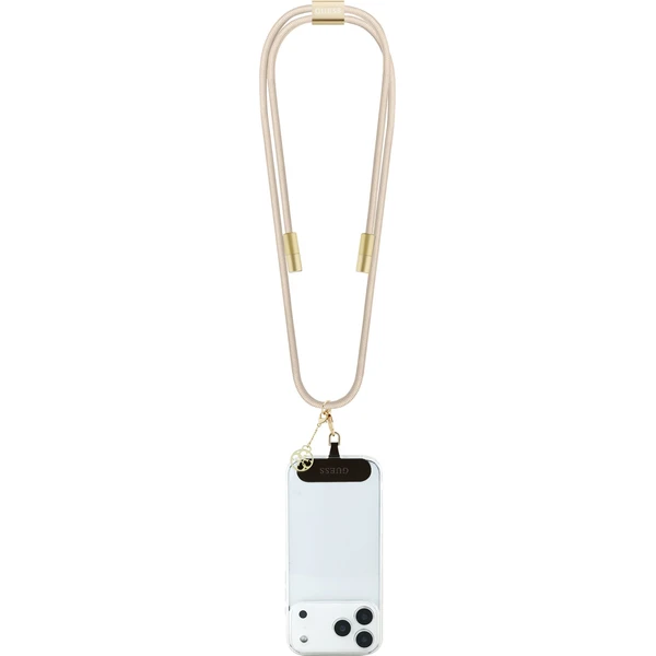 Guess Crossbody popruh 4G Charm s nabíjacím káblom USB-C/USB-C béžový - Popruhy a crossbody - Obrázok 40688d14bbac4f0dad4f838be0c5d709
