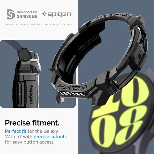 Spigen Rugged Armor púzdro Samsung Galaxy Watch7 (44mm) matne čierne - Puzdra - Obrázok 406b4d570e624ba6bf5ee3e547513096