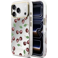 Guess PC/TPU Mirror Glitter Cherry MagSafe kryt iPhone 17 Pro Max - Puzdra