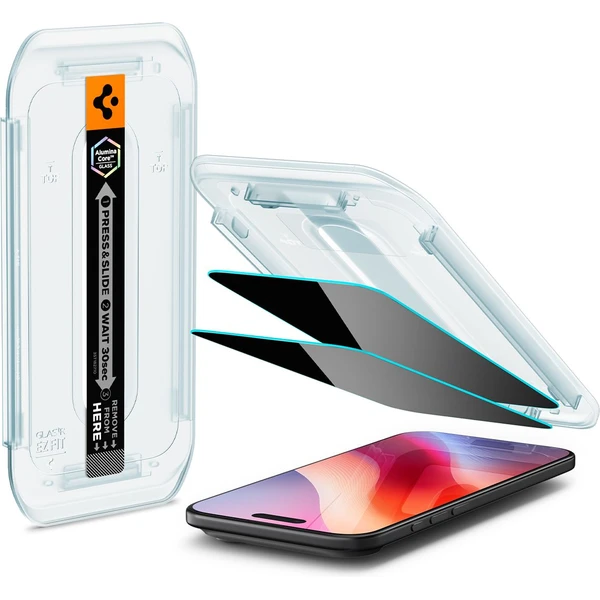 Spigen Glass TR EZ Fit Pro HD (Privacy) sklo iPhone Air - Ochranné fólie a sklo - Obrázok 40OH000K01