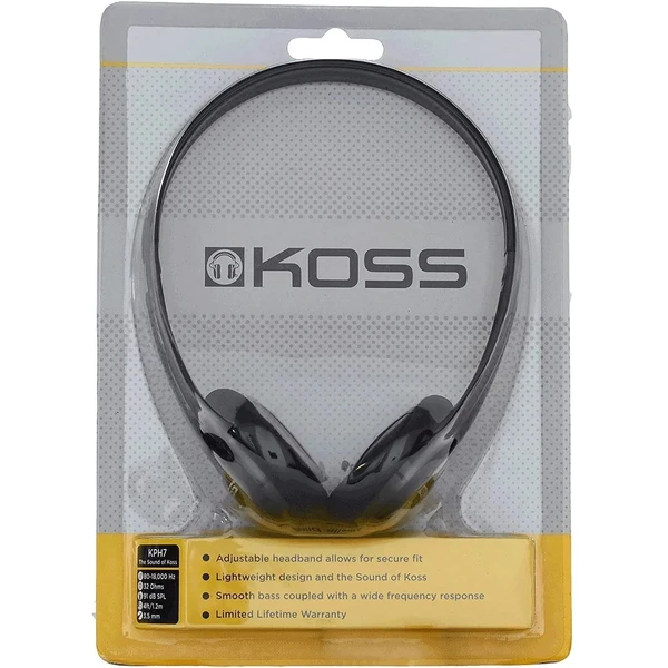 KOSS KPH7 slúchadlá čierna - Slúchadlá - Obrázok 40QD000P01
