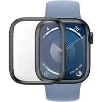 PanzerGlass Apple Watch 9/8/7 (41mm) ochranný kryt s D3O - čierny rámček - Puzdra