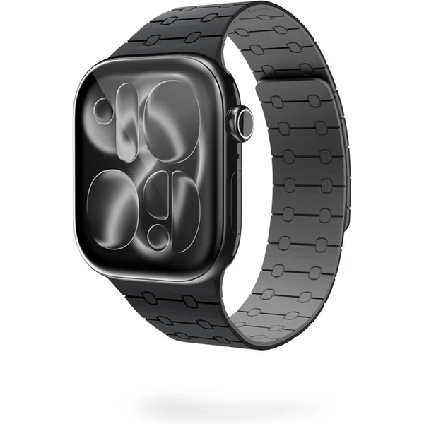 Epico Magnetic+ silikónový remienok pre Apple Watch 42/41/40/38mm čierny - Remienky - Obrázok 40SJ000K01