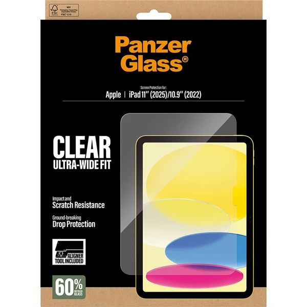 PanzerGlass® Sklo s inštalačným rámčekom Apple iPad 11" (2025)/10.9" (2022)  - Ochranné fólie a sklo - Obrázok 40XL000K01