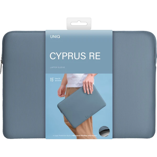 UNIQ Cyprus Ridge Edition neoprénové puzdro pre MacBook/notebook (15”/16") Sky Blue - Puzdra - Obrázok 40ab3230b0ee4e65ad250c2116203dbb