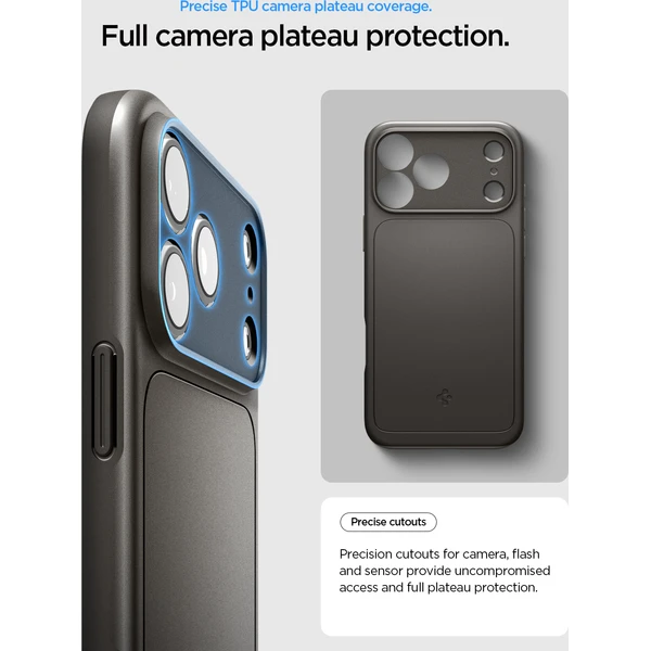 Spigen Thin Fit MagSafe kryt iPhone 18 Pro/17 Pro gunmetal - Puzdra - Obrázok 40b86d95f54a49728142197b46bebaae