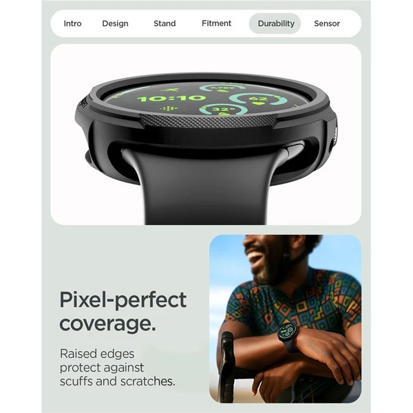 Spigen Liquid Air kryt Google Pixel Watch 4 41mm matne čierny - Puzdra - Obrázok 40bc9ec3037141b8a52a63296ad7d4f3