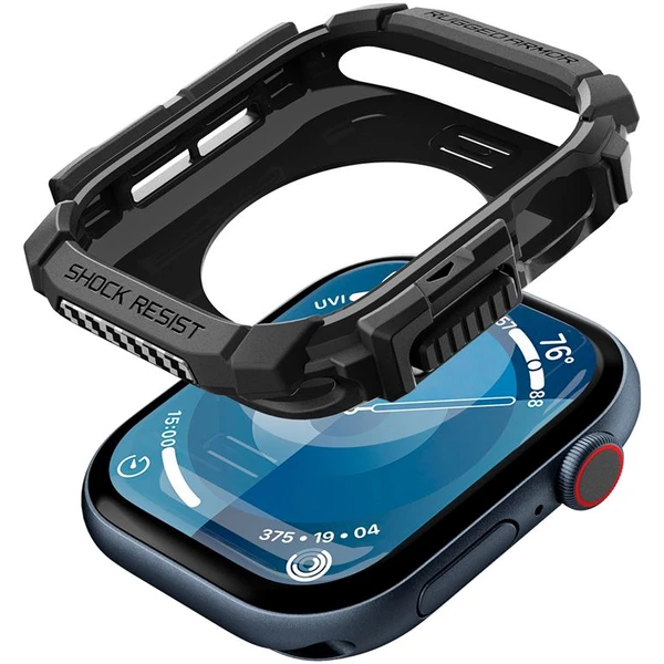 Spigen Rugged Armor kryt pre Apple Watch 10/11 (42mm) matne čierny - Puzdra - Obrázok 40c4bcfb864246939f861d5dfdcedb03
