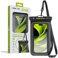 Mobile Origin Waterproof floating case 6,5", black/green - Puzdra