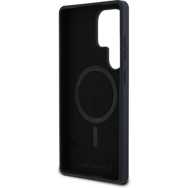 Karl Lagerfeld Liquid Silicone K&CH Heads MagSafe kryt Samsung Galaxy S25 Ultra čierny - Puzdra - Obrázok 40f557e29e224cb5ab6b3eecad4aa249