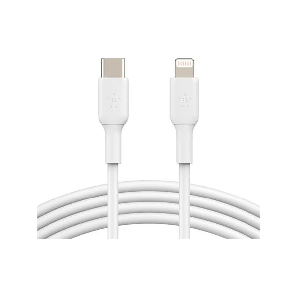 Belkin BOOST Charge USB-C/Lightning kábel 2m biely - Káble a redukcie - Hlavný obrázok