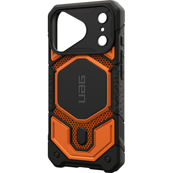 UAG Monarch Pro MagSafe Kevlar kryt iPhone 18 Pro/17 Pro oranžový - Puzdra - Obrázok 414800644cf14c09964f5fba07ea990c