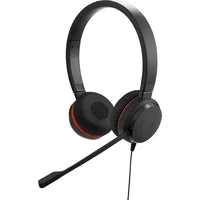 Jabra Evolve 20 USB C/A UC Stereo slúchadlá čierne - Slúchadlá