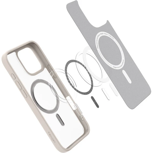 Spigen Ultra Hybrid MagSafe kryt iPhone 16 Pro frost natural titanium - Puzdra - Obrázok 414b1525389949de8685e6bf714ad944