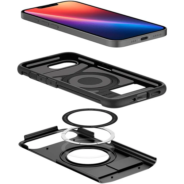 Spigen Slim Armor MagSafe kryt iPhone 17e/16e čierny - Puzdra - Obrázok 4165c4e7788b48609120b2ad210f2264