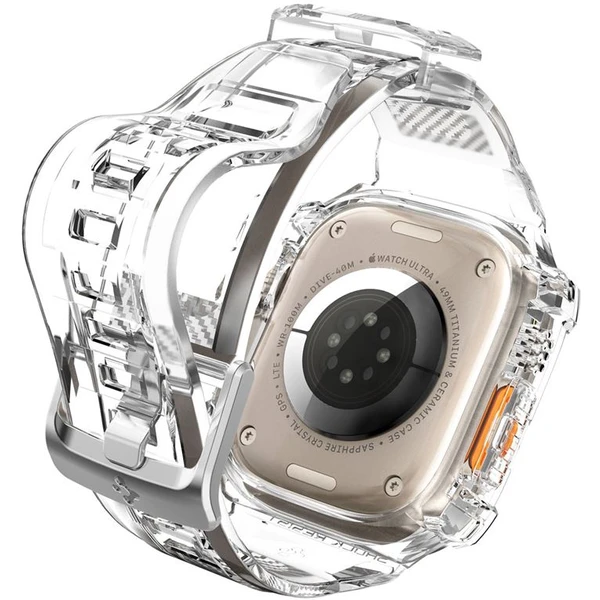 Spigen Rugged Armor Pro krytý s remienkom Apple Watch Ultra 3/2/1 (49mm) číry - Puzdra - Obrázok 41685c1fd337455ca0f8f98d461ab0d2